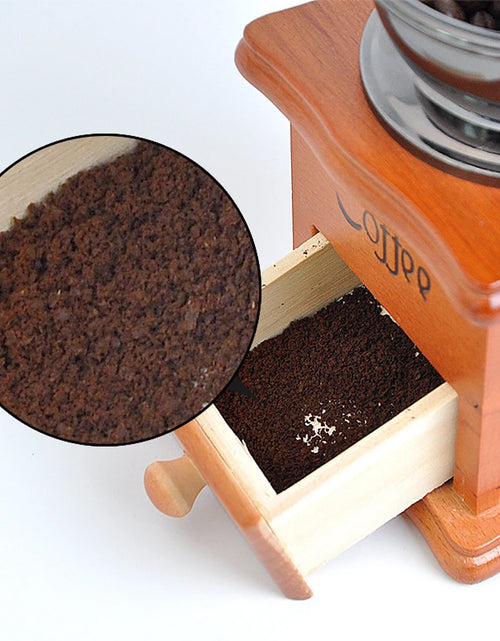 Cargar imagen en el visor de la galería, Molinillo de café manual de madera Millston de cerámica de estilo retro, molinillo de especias, utensilios para café, mango de acero inoxidable
