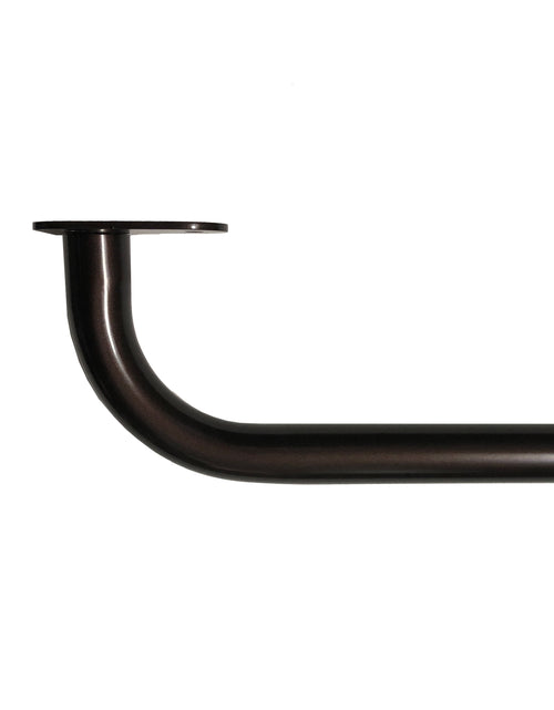 Load image into Gallery viewer, 3/4&quot; Diameter Bronze Room Darkening Wrap around Curtain Rod, 30&quot;-84”
