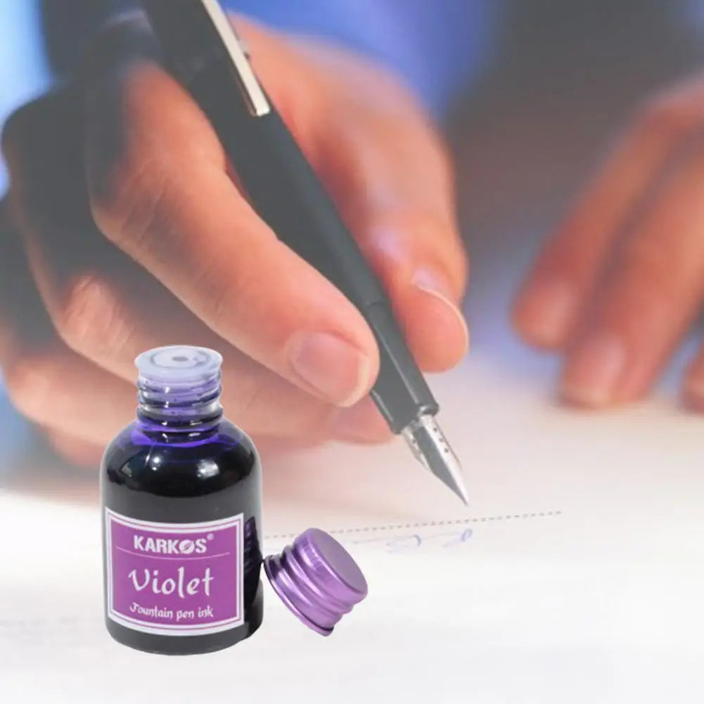 1 Bottle Pure Colorful 20/30/70ml Fountain Pen Ink Refilling Ink Stationery School High Quality Calligraphy Writing Fountain Ink
