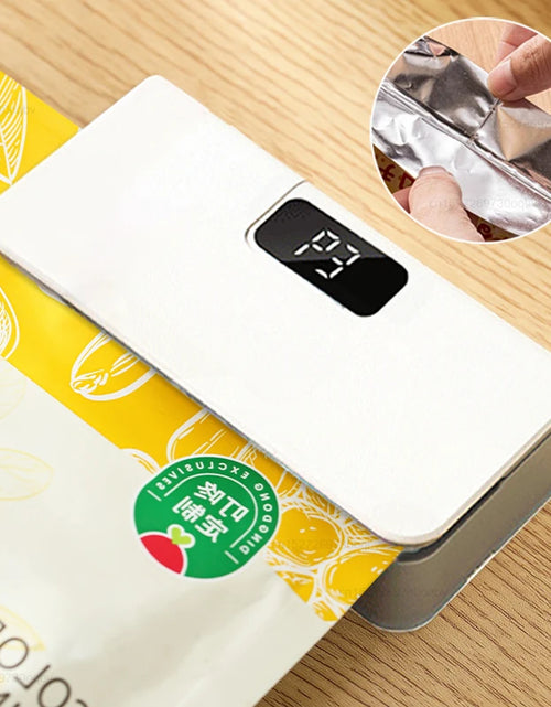 Load image into Gallery viewer, Plastic Bag Sealer Mini Heat Bag Sealing Machine Rechargeable Handheld Food Packaging Heat Sealer Thermal Bags Sealing Machine
