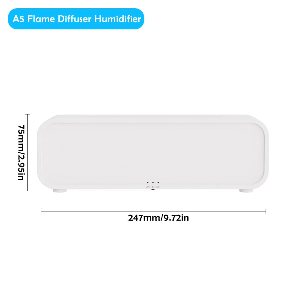 USB Aroma Diffuser Humidifier Addable Essential Oils Aroma Diffuser with Timer Protection Function 7 Colours Ambient Night Light