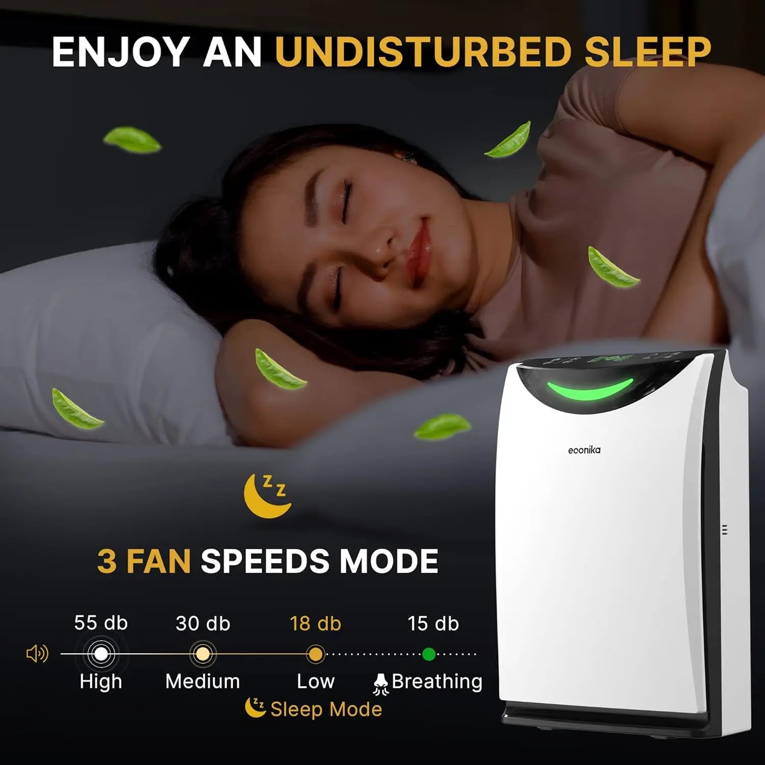 4 in 1 Humidifier and Air Purifier in One Up To 1035 SqFt - Ionizer UV C Light Air Purifier and Humidifier Combo, Whole House