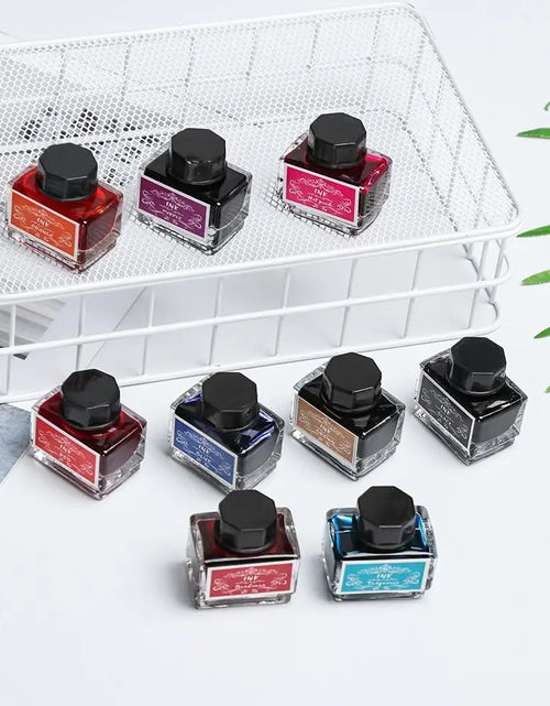 Load image into Gallery viewer, Muilt Color Signature Pen Ink Fountain Dip Pen Painting Writing Colored Ink Handmade Stationery High Quality School Supplies
