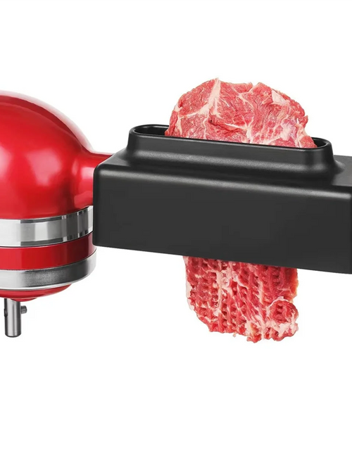 Load image into Gallery viewer, Meat Tenderizer for Kitchenaid Stand Mixer Stainless Steel Gears Meat Tenderizer Kitchen Poultry Tenderizers Black
