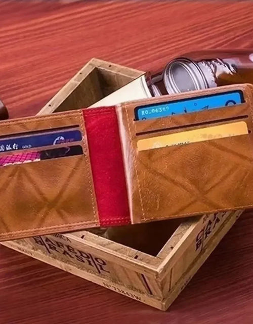 Load image into Gallery viewer, Men&#39;s Leather Wallets With 100 US Dollar Pattern
