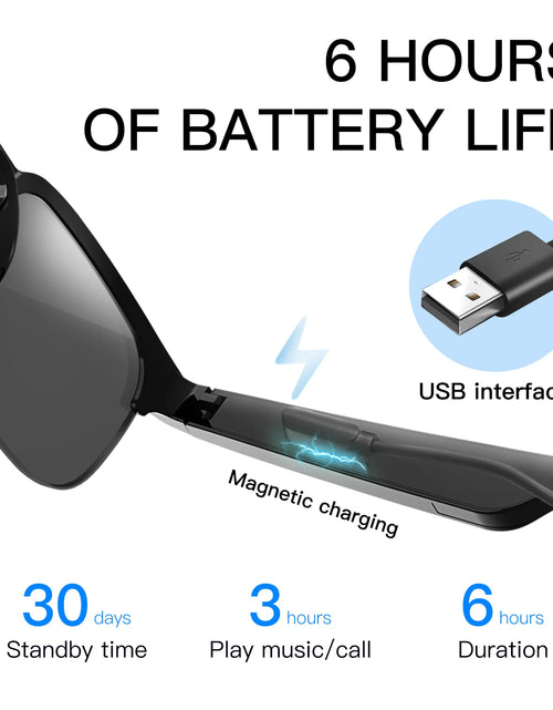 Load image into Gallery viewer, New Bluetooth smart glasses for outdoor running, music/calling/sports/travel/driving/business sunglasses for men and women
