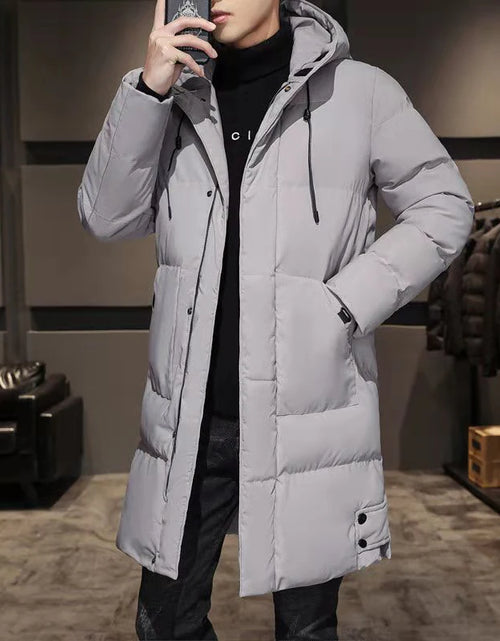 Load image into Gallery viewer, DIMUSI Winter Men&#39;s Long Jacket Casual Men Outwear Thermal Parkas Coats Man Cotton Thick Warm Windbreaker Jackets Brand Clothing
