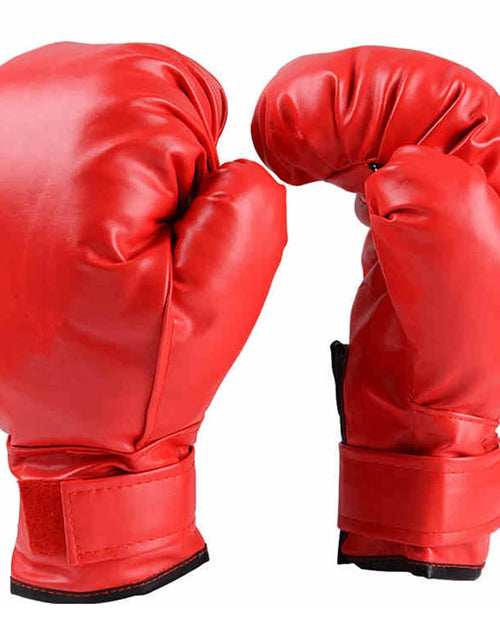 Load image into Gallery viewer, Adult Children Professional Boxing Training Glove Elastic Boxing Muay Thai Sanda Fighting Glove For Men And Women Kick PU Karate
