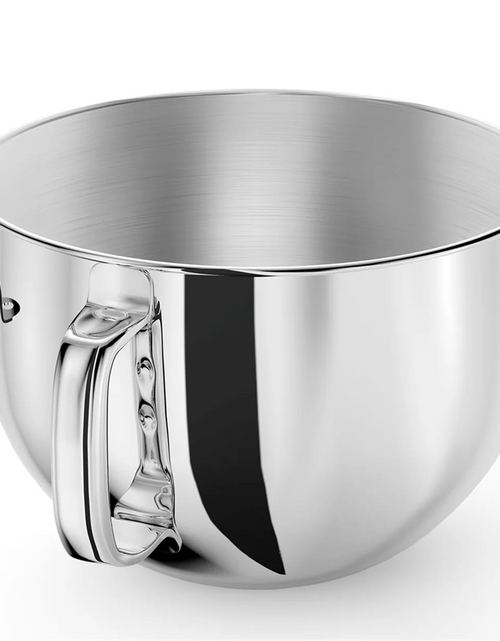 Load image into Gallery viewer, 6QT Stainless Steel Mixer Bowl For Kitchenaid Stand Mixers, Kitchen Aid Mixing Bowl For 6QT Tilt-Head Mixer With Handle
