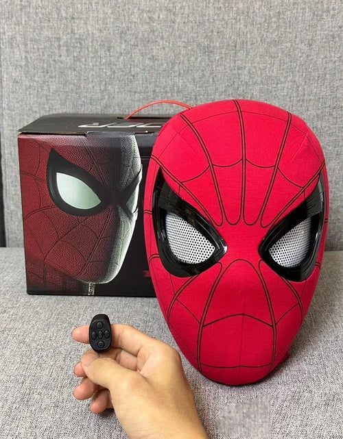 Load image into Gallery viewer, New Spider-man:no Way Home Spider Man Mask Luxury Helmet Rechargeable Remote Eyes Movable Mask Cosplay Decoration Gift Toys
