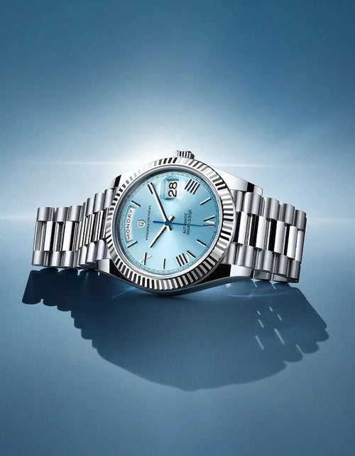 Load image into Gallery viewer, Pagani Design New Week Calendar Type watch for men Sapphire mirror 10ATM Automatic Watch ST16 Business Men’s All Steel Watches
