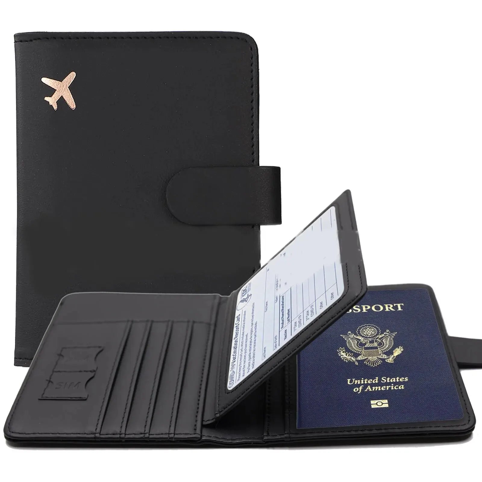 Passport Leather Travel Passport Holder