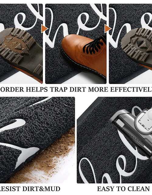Load image into Gallery viewer, Front Doormats Entrance Mat Indoor Outdoor Water Absorption Floor Mats Non-Slip Back Rubber Welcome Doormat For Bathroom Kitchen
