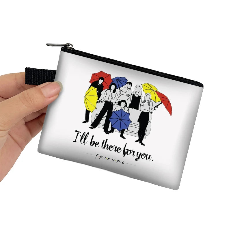 Friends Print Coin Purse CENTRAL PERK Small Wallets