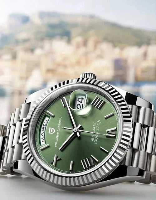 Load image into Gallery viewer, Pagani Design New Week Calendar Type watch for men Sapphire mirror 10ATM Automatic Watch ST16 Business Men’s All Steel Watches
