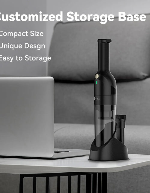 Load image into Gallery viewer, UMLo H6 Handheld Rechargeable Vacuum Cleaner Cordless with 30 Mins Runtime&amp;500 ML Dust-bin, for Car Floors Pet Hair Home Office
