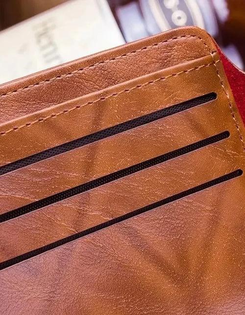 Load image into Gallery viewer, Men&#39;s Leather Wallets With 100 US Dollar Pattern
