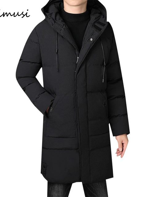 Load image into Gallery viewer, DIMUSI Winter Men&#39;s Long Jacket Casual Men Outwear Thermal Parkas Coats Man Cotton Thick Warm Windbreaker Jackets Brand Clothing
