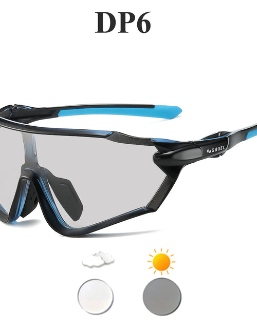 Load image into Gallery viewer, VAGHOZZ Brand New Style Cycling Glasses Outdoor Sunglasses Men Women Sport Eyewear UV400 MTB Bike Bicycle Photochromic Goggles
