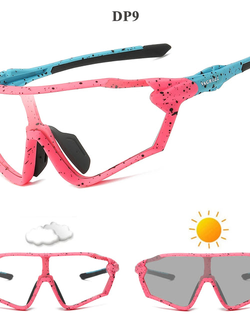 Load image into Gallery viewer, VAGHOZZ Brand New Style Cycling Glasses Outdoor Sunglasses Men Women Sport Eyewear UV400 MTB Bike Bicycle Photochromic Goggles
