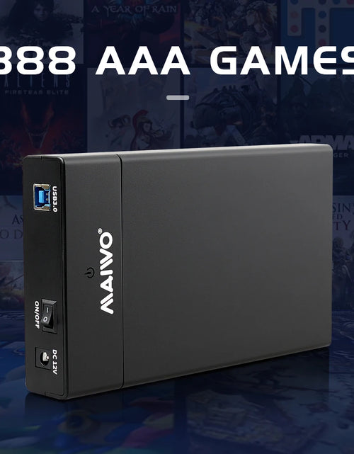 Load image into Gallery viewer, 12TB Retro Game HDD Playnite External Hard Drive With 390 AAA Games For PS4/PS3/PS2/PS1/PSP/Switch/WII/N64 For Windows PC/Laptop
