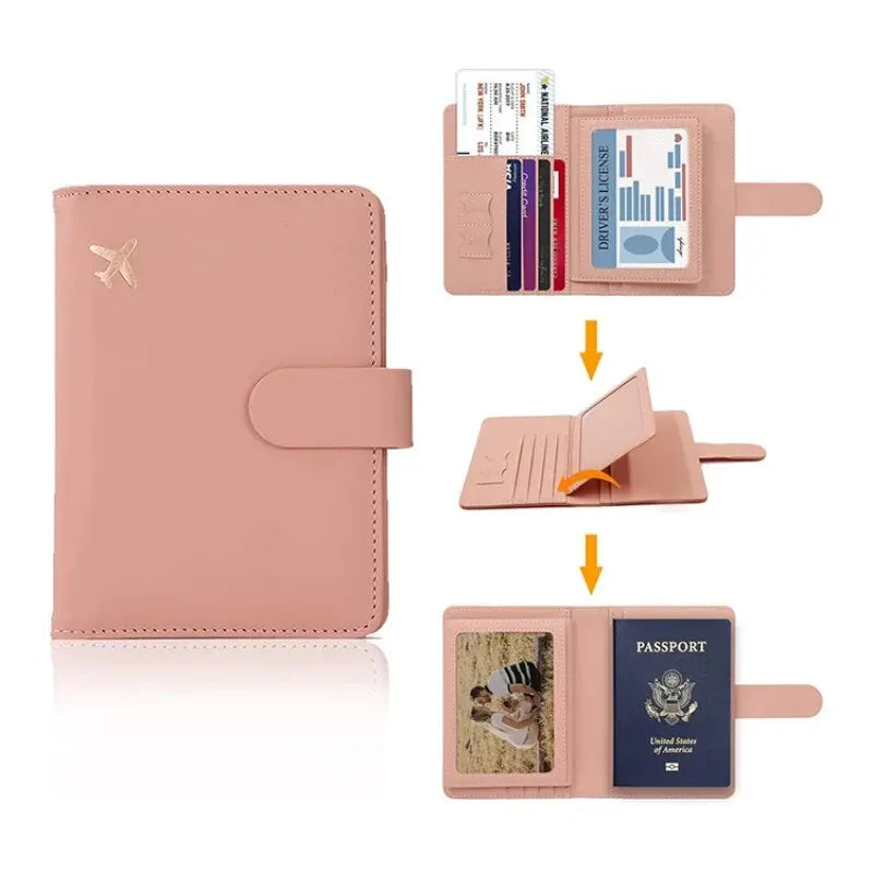 Passport Leather Travel Passport Holder
