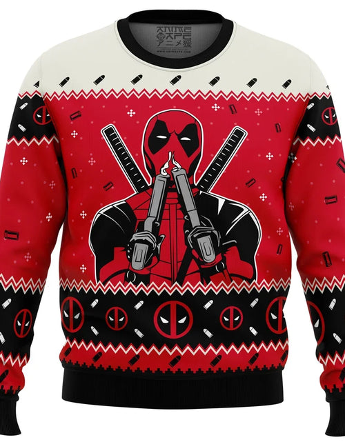Load image into Gallery viewer, Christmas Men&#39;s Hoodie Captain America Boy Pullover 3D Printing Oversized Top Venom Men&#39;s Pullover Deadpool Marvel Mens Clothing

