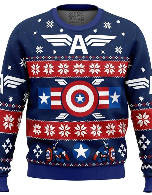 Load image into Gallery viewer, Christmas Men&#39;s Hoodie Captain America Boy Pullover 3D Printing Oversized Top Venom Men&#39;s Pullover Deadpool Marvel Mens Clothing

