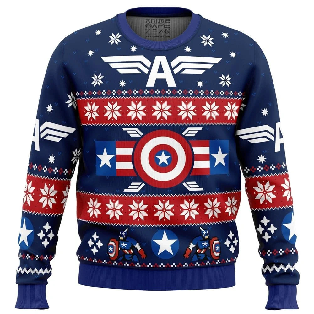 Christmas Men's Hoodie Captain America Boy Pullover 3D Printing Oversized Top Venom Men's Pullover Deadpool Marvel Mens Clothing