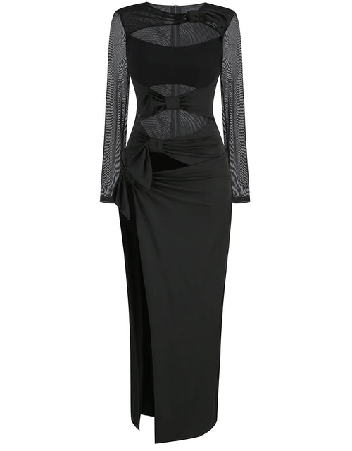 Load image into Gallery viewer, Black Luxury Evening Dresses for Women
