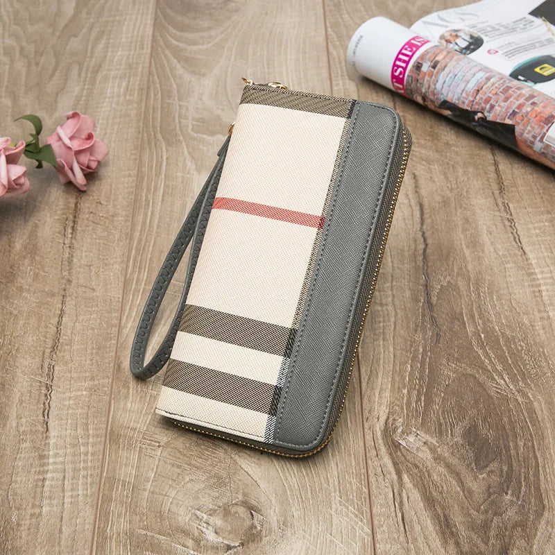 Women's Long Printed Multi Card Holder Large Capacity Wallet