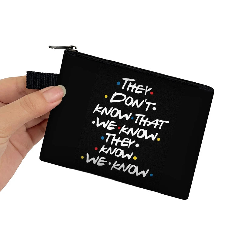 Friends Print Coin Purse CENTRAL PERK Small Wallets