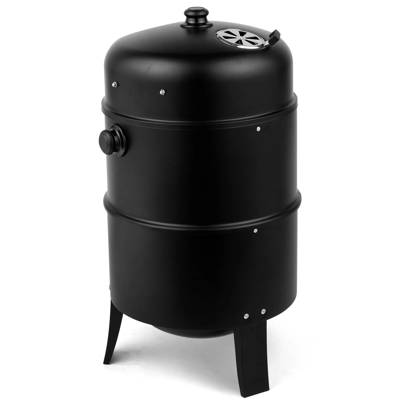 80*41*48cm Eisen Spray Smoker Carbon Grill Schwarz