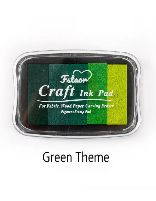Load image into Gallery viewer, 5-Color Gradient Color Ins Seal Stamp Pad DIY Wedding Finger Painting Garbage Diary Album Creation Ink Pad Big Box
