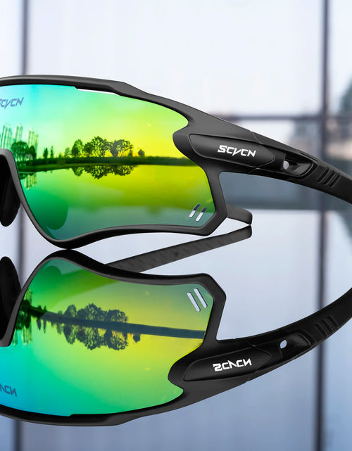 Load image into Gallery viewer, SCVCN Polarized Cycling Glasses MTB Riding Running Sunglasses UV400 Fishing Goggles Man Woman Bike Bicycle Eyewear
