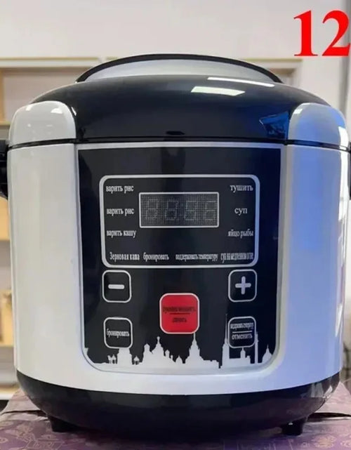 Load image into Gallery viewer, 12V 24V Portable Electric Rice Cooker 2L Timing Reservation Food Heating Cooking Steamer Soup Stew Pot Steamer Cooker
