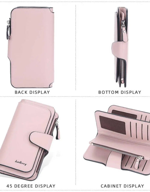 Load image into Gallery viewer, Large Capacity Women Long Leather Wallet
