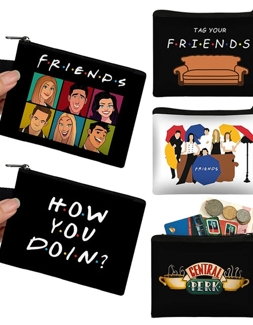 Load image into Gallery viewer, Friends Print Coin Purse CENTRAL PERK Small Wallets
