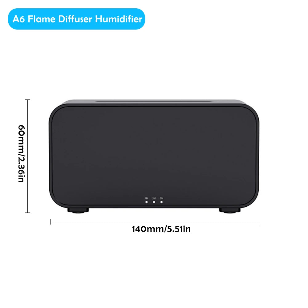 USB Aroma Diffuser Humidifier Addable Essential Oils Aroma Diffuser with Timer Protection Function 7 Colours Ambient Night Light