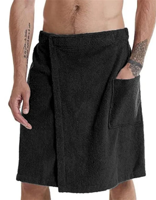 Load image into Gallery viewer, Soft Wearable Bath Towel with Pocket Bathrobes Shower Wrap Sauna Gym Swimming Holiday Spa Bath Beach Towel Toalla De Playa
