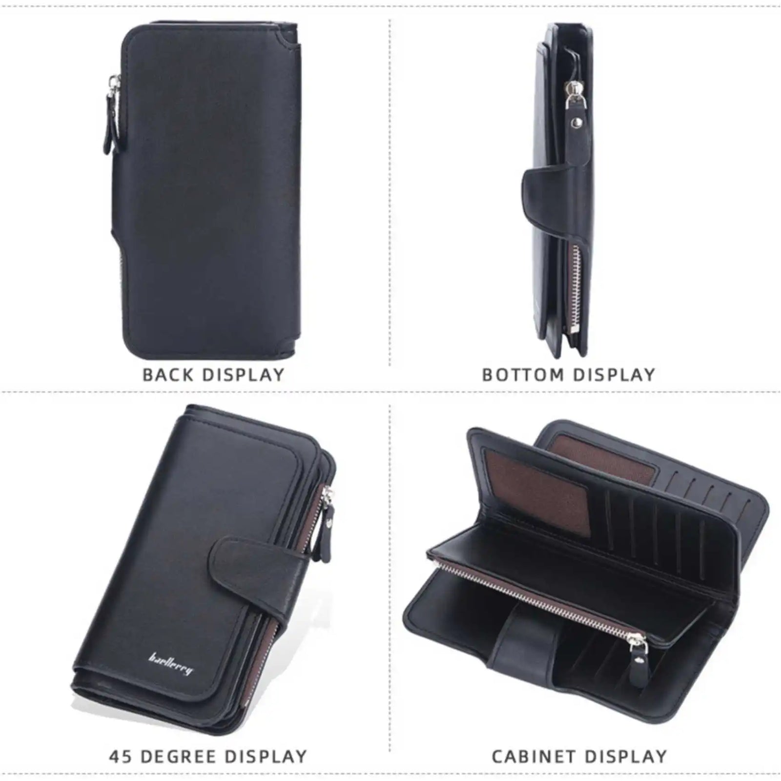 Large Capacity Women Long Leather Wallet