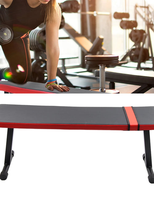 Load image into Gallery viewer, Dumbbell Stool Fitness Equipment Fitness Stool High Quality Dumbbell Weight Lifting Fitness Flat Stool Equipment Heavy Structure
