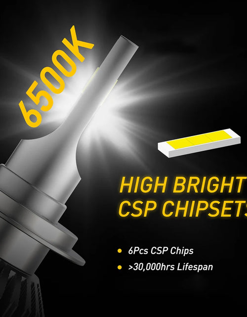 Load image into Gallery viewer, AUXITO H7 9012 HIR2 LED Headlight Bulbs H1 H11 H8 Car LED Bulb 16000Lm CSP Chip HB3 HB4 9005 9006 Auto LED Headlamps 6000K White
