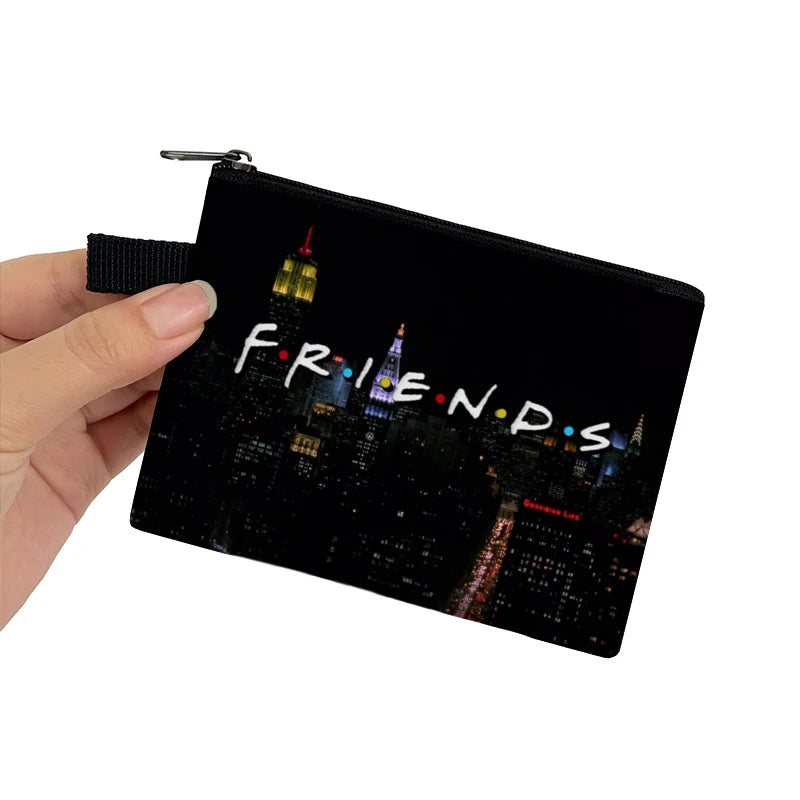Friends Print Coin Purse CENTRAL PERK Small Wallets
