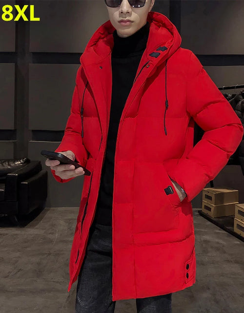 Load image into Gallery viewer, DIMUSI Winter Men&#39;s Long Jacket Casual Men Outwear Thermal Parkas Coats Man Cotton Thick Warm Windbreaker Jackets Brand Clothing
