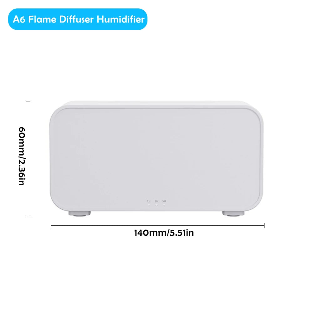 USB Aroma Diffuser Humidifier Addable Essential Oils Aroma Diffuser with Timer Protection Function 7 Colours Ambient Night Light