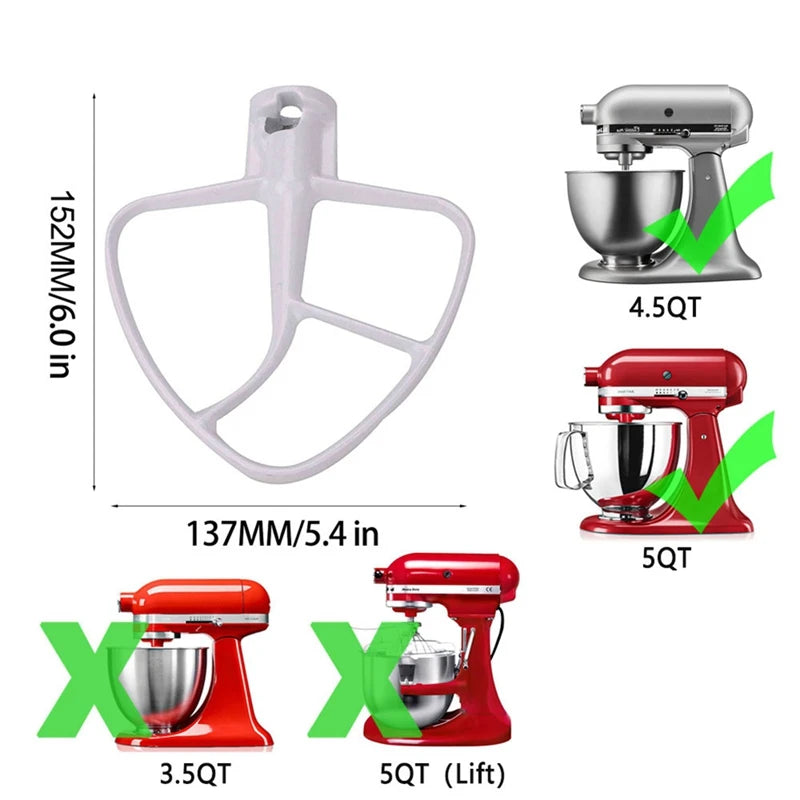 1 Set Kitchen Aide Assecories Kitchenaid Mixer 4.5-5 Qt Tilt-Head Stand Mixers For K45B/K5THCB/K5THBS