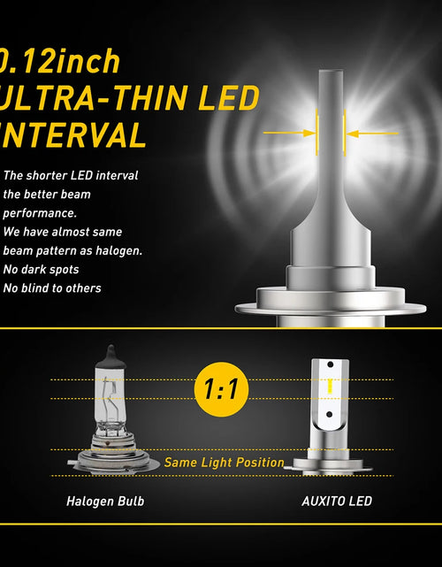 Load image into Gallery viewer, AUXITO H7 9012 HIR2 LED Headlight Bulbs H1 H11 H8 Car LED Bulb 16000Lm CSP Chip HB3 HB4 9005 9006 Auto LED Headlamps 6000K White
