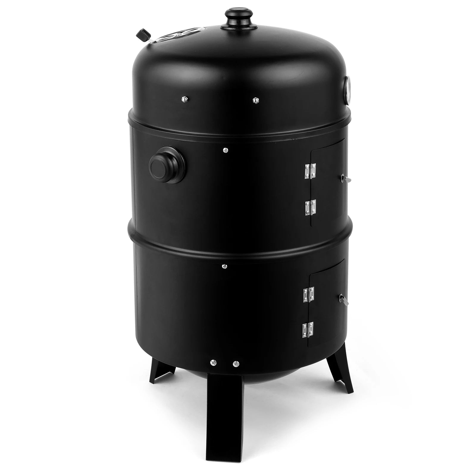 80*41*48cm Eisen Spray Smoker Carbon Grill Schwarz