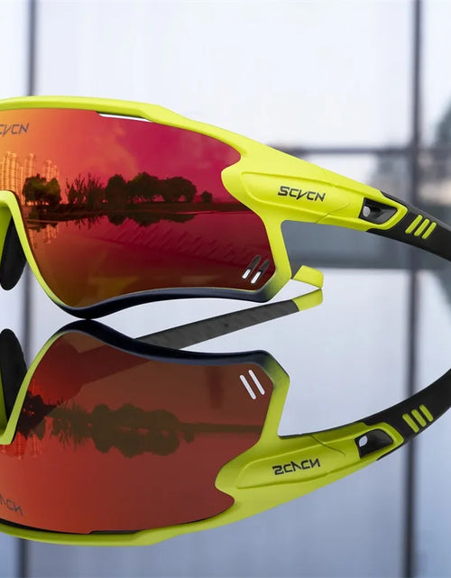 Load image into Gallery viewer, SCVCN Polarized Cycling Glasses MTB Riding Running Sunglasses UV400 Fishing Goggles Man Woman Bike Bicycle Eyewear
